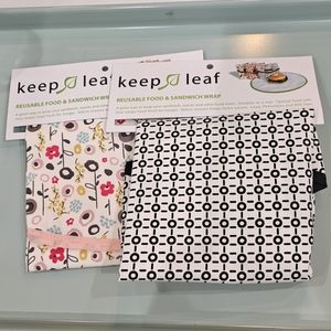 2 Keep Leaf Reusable Sandwich Wraps